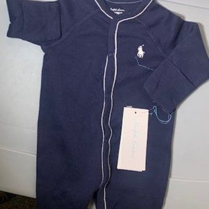 Polo onesie, newborn